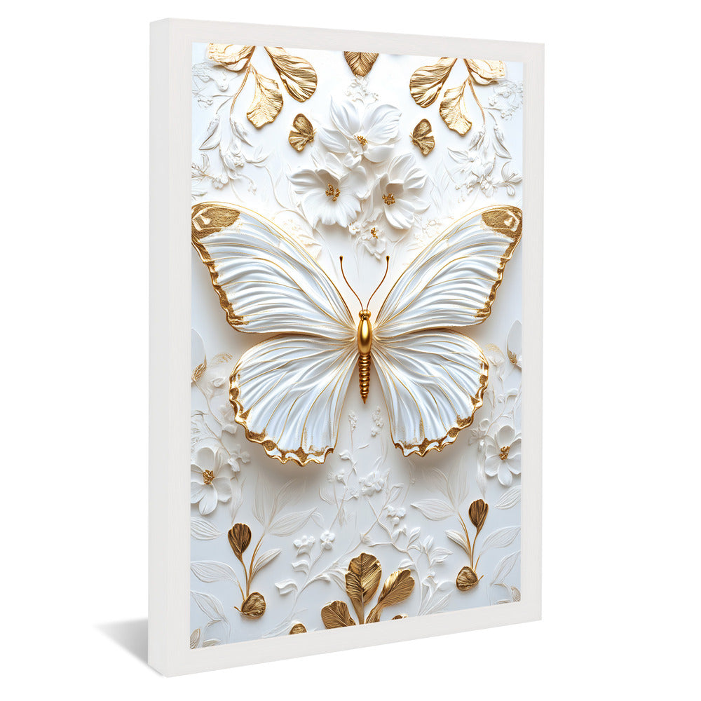 Butterfly and Ornaments V2246 Canvas