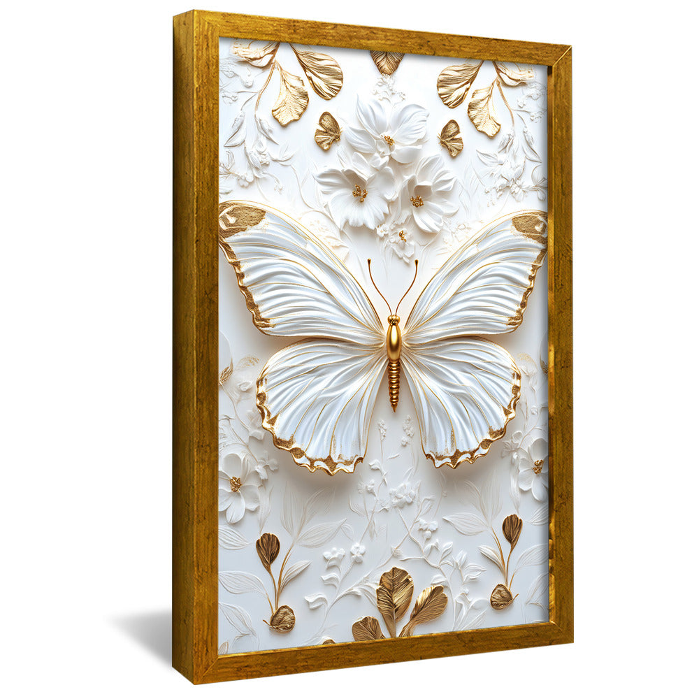 Butterfly and Ornaments V2246 Canvas