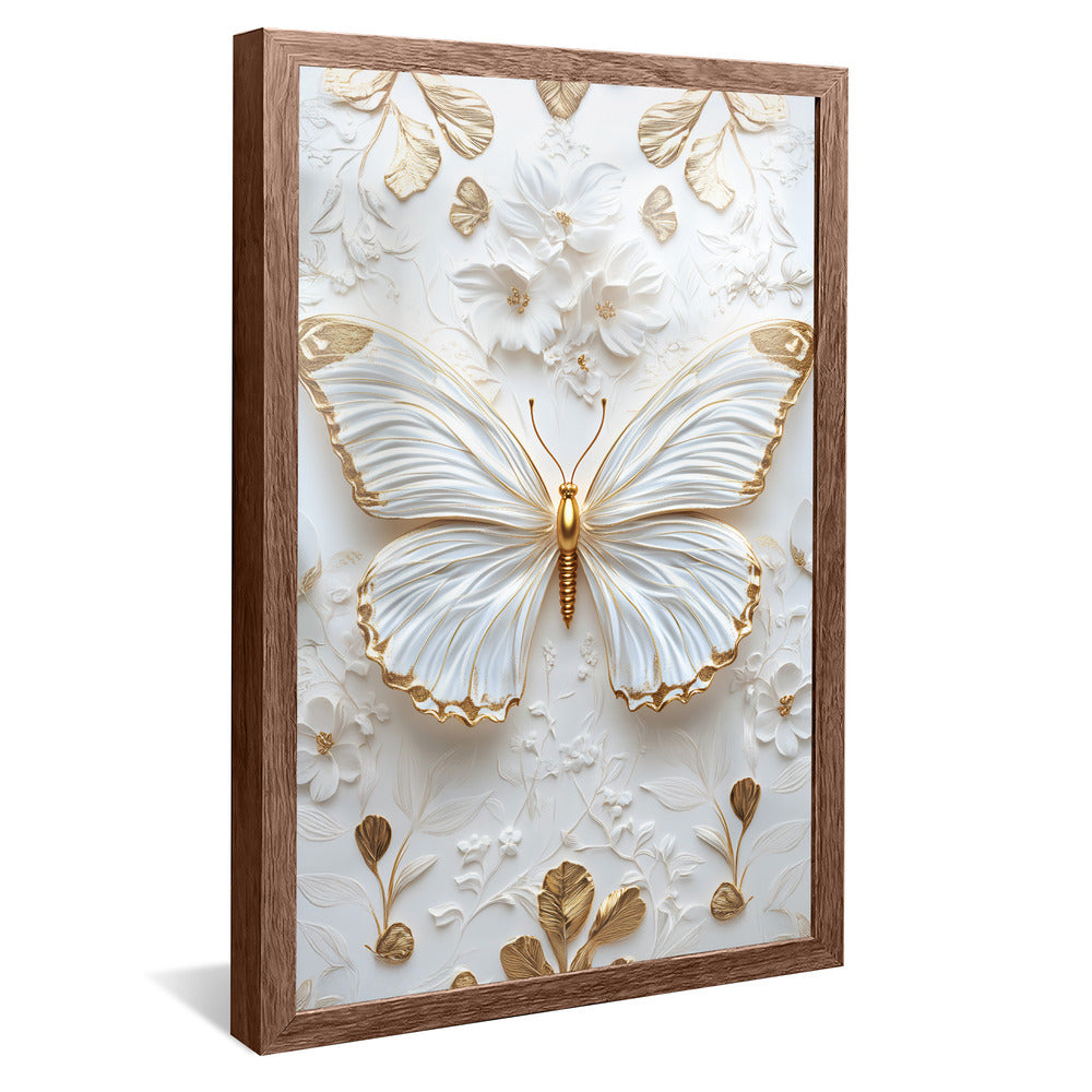 Butterfly and Ornaments V2246 Canvas