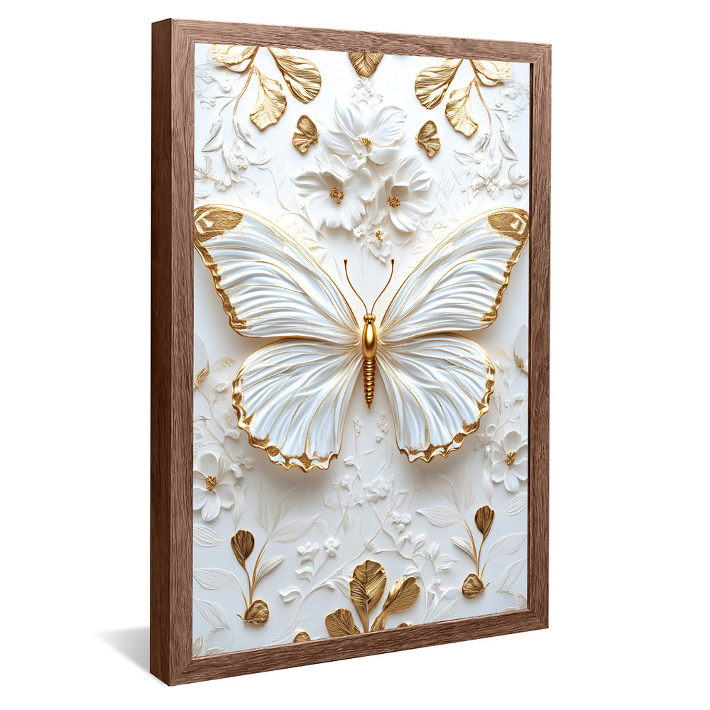 Butterfly and Ornaments V2246 Canvas