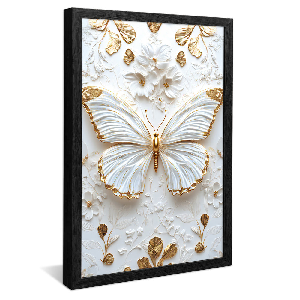 Butterfly and Ornaments V2246 Canvas