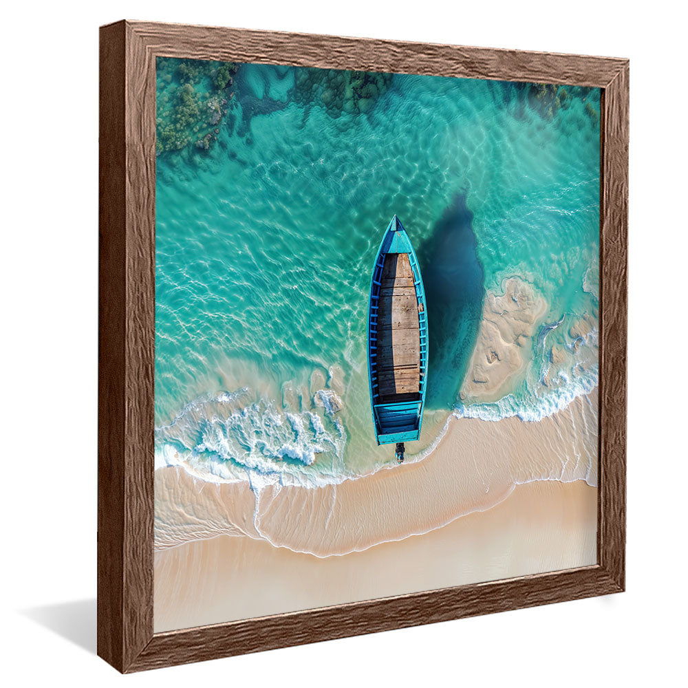 Canoe on the Beach V2263 Canvas