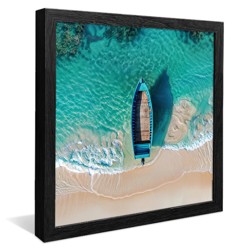 Canoe on the Beach V2263 Canvas