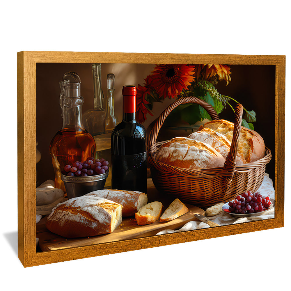 Decorative Canvas Evening Supper V2177