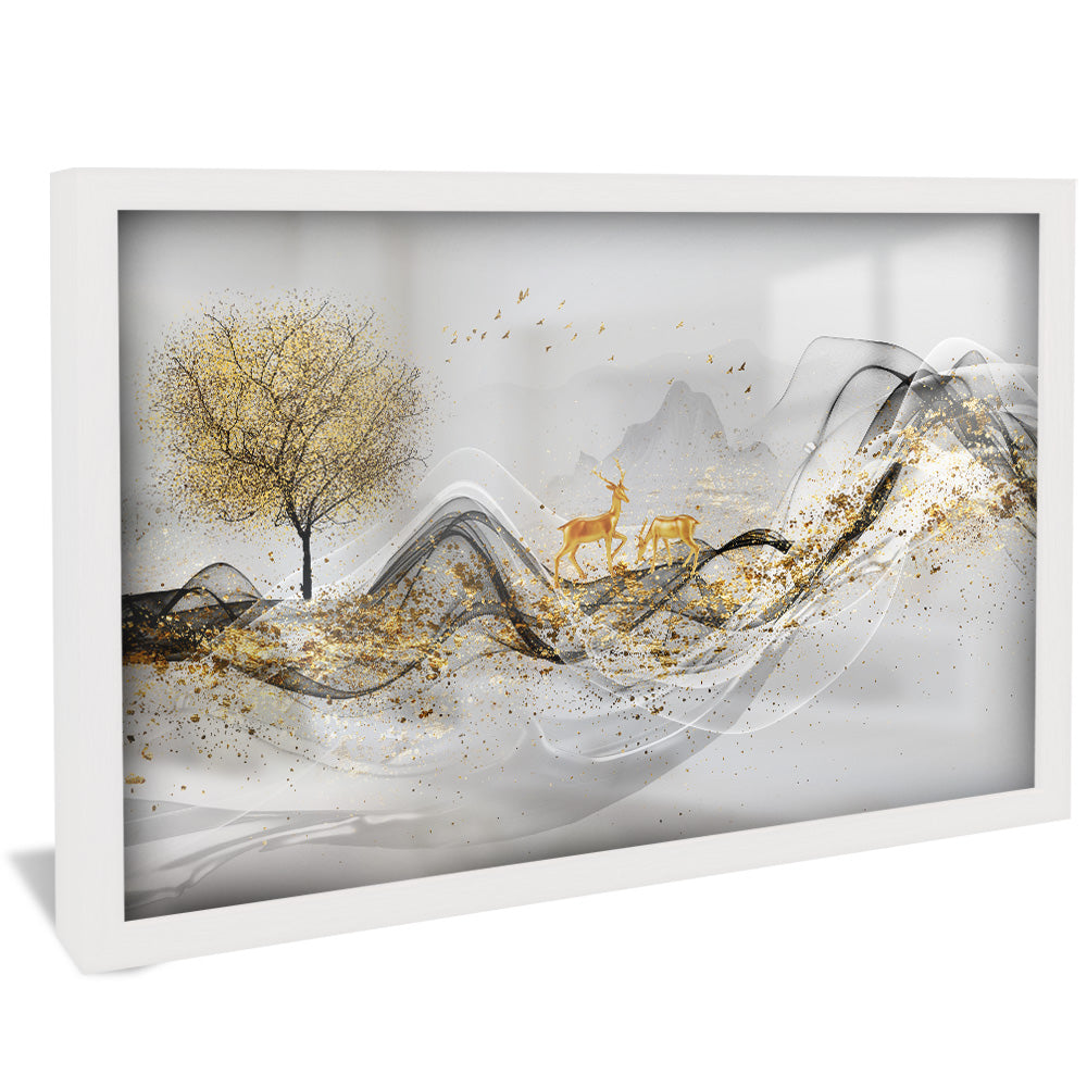 Abstract Deer V2184 Canvas