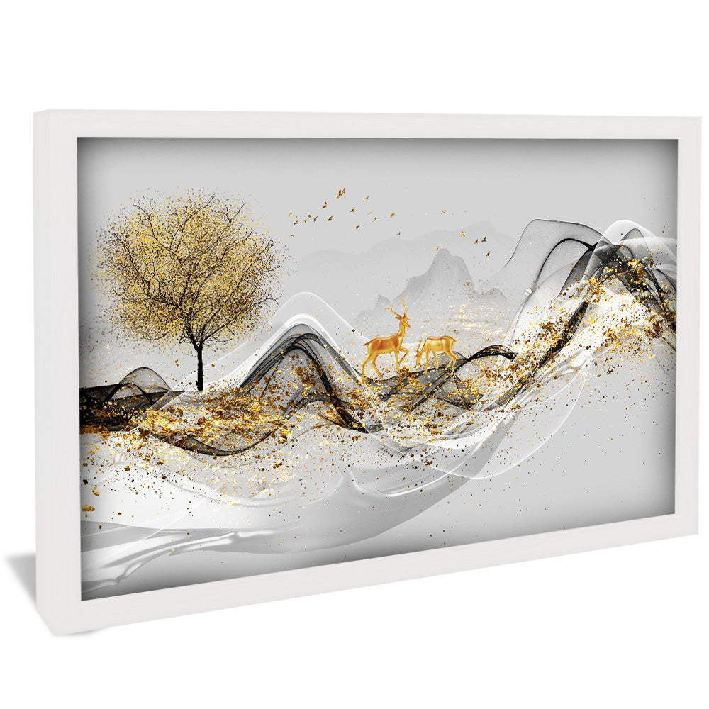 Abstract Deer V2184 Canvas