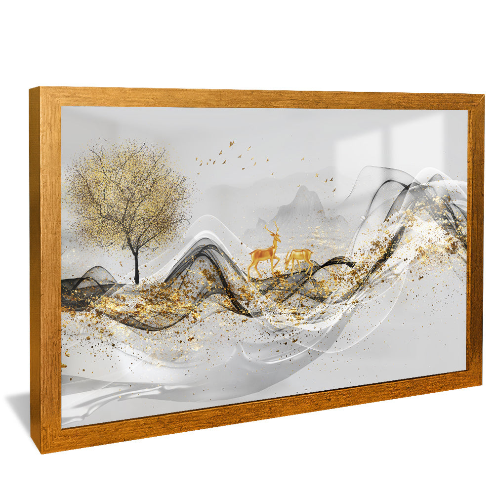 Abstract Deer V2184 Canvas