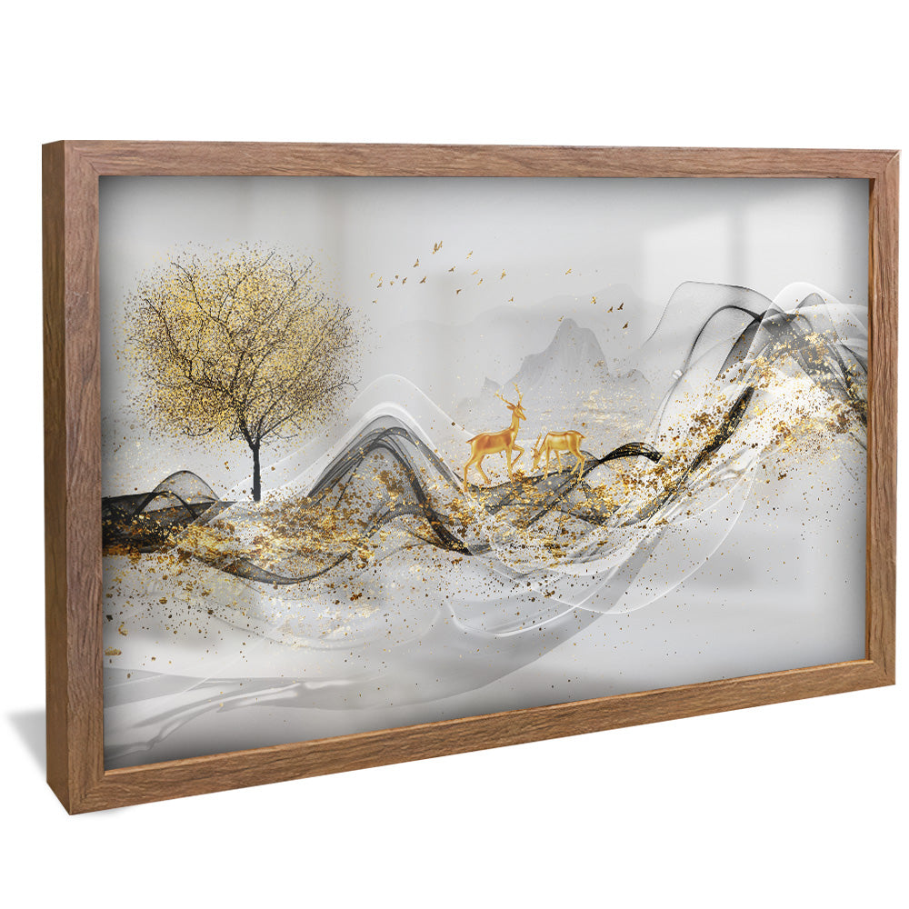 Abstract Deer V2184 Canvas