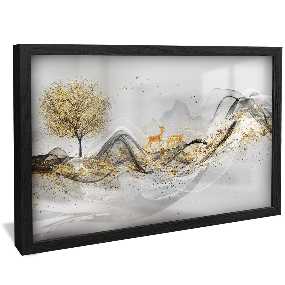 Abstract Deer V2184 Canvas