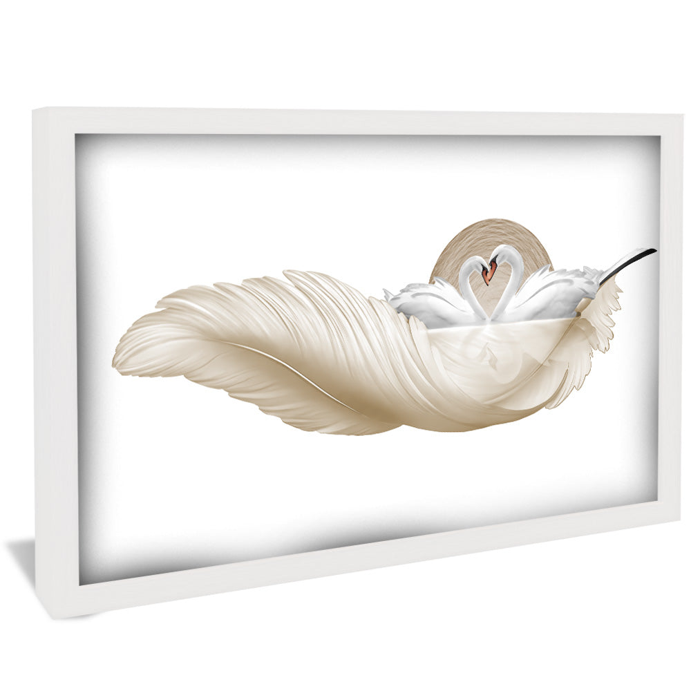 Abstract Swans V2193 Canvas