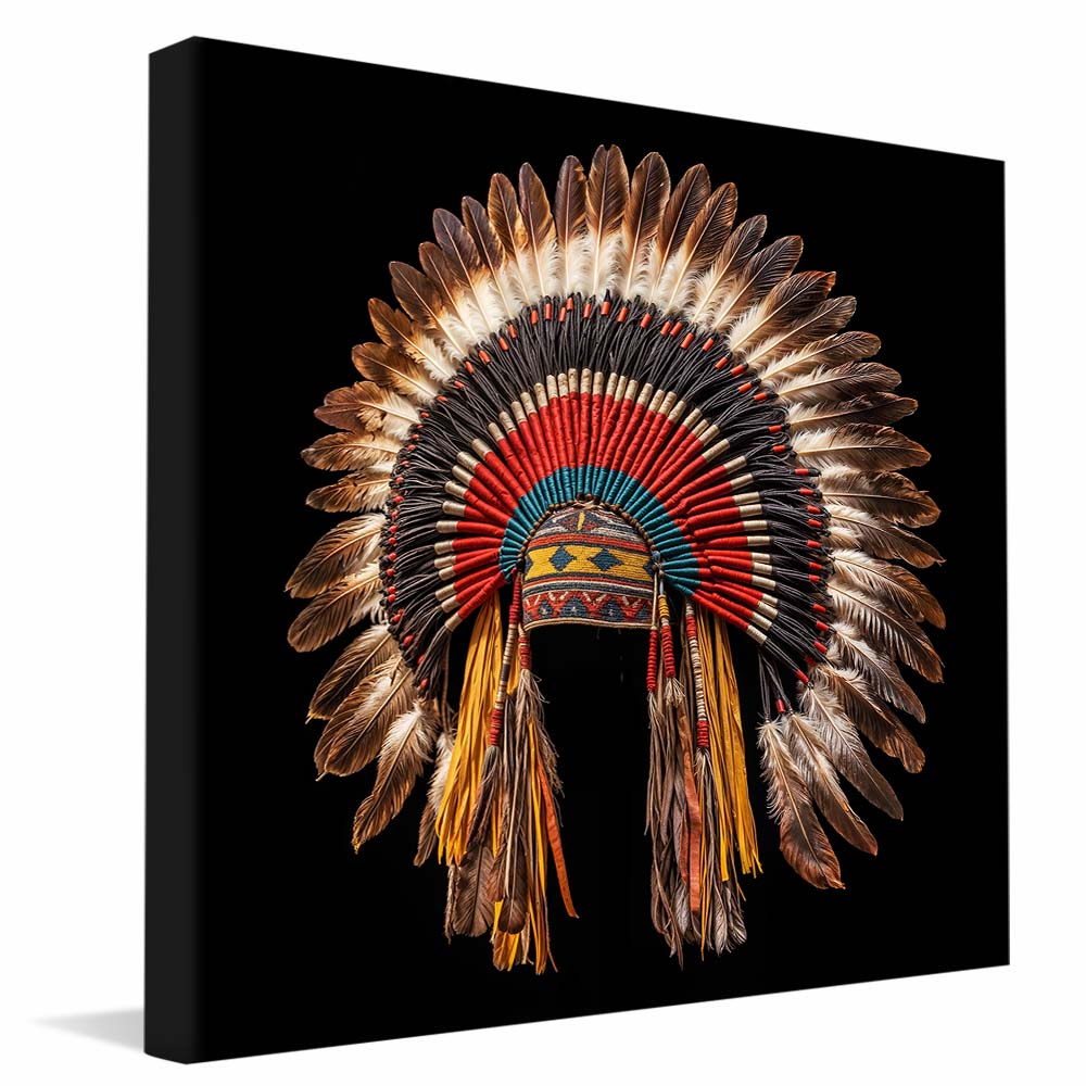 Native Headdress V2259 Canvas