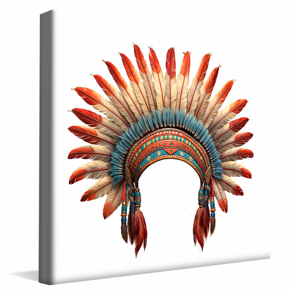 Native Headdress V2 V2269 Canvas