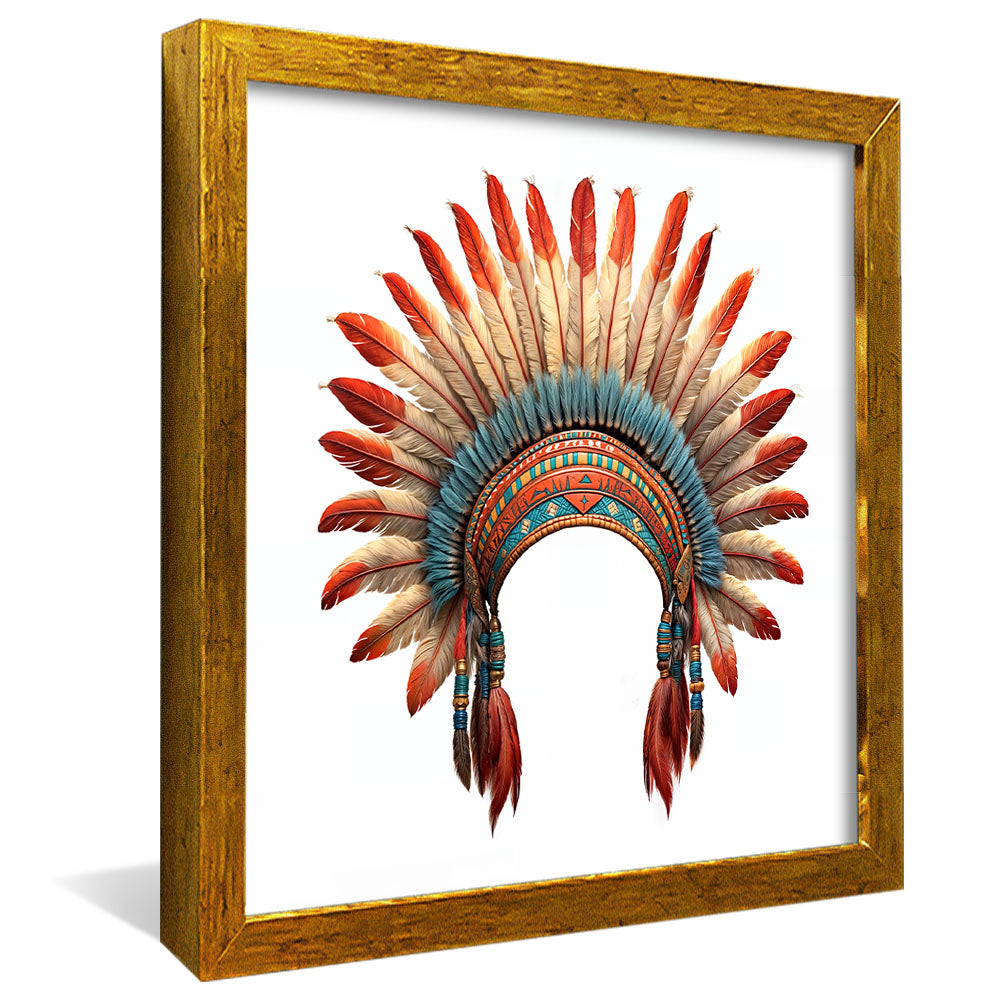 Native Headdress V2 V2269 Canvas