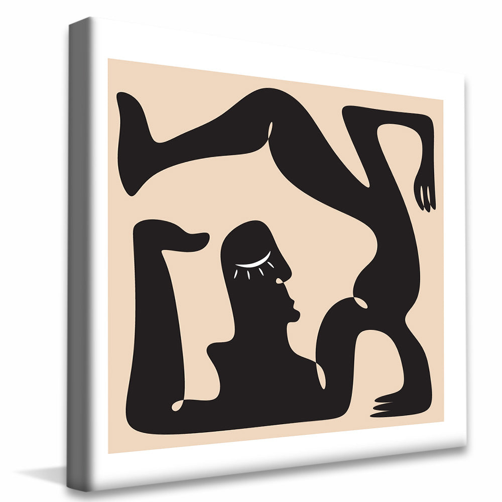 Picasso-Inspired Contortionist V2452 Canvas