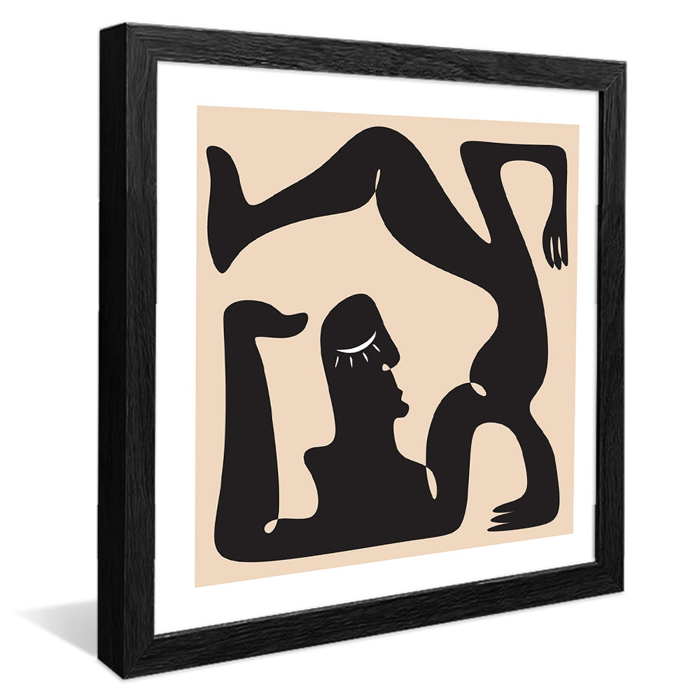 Picasso-Inspired Contortionist V2452 Canvas