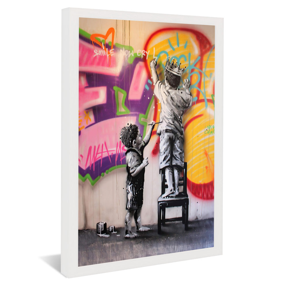 Children and the Street V2219 Canvas