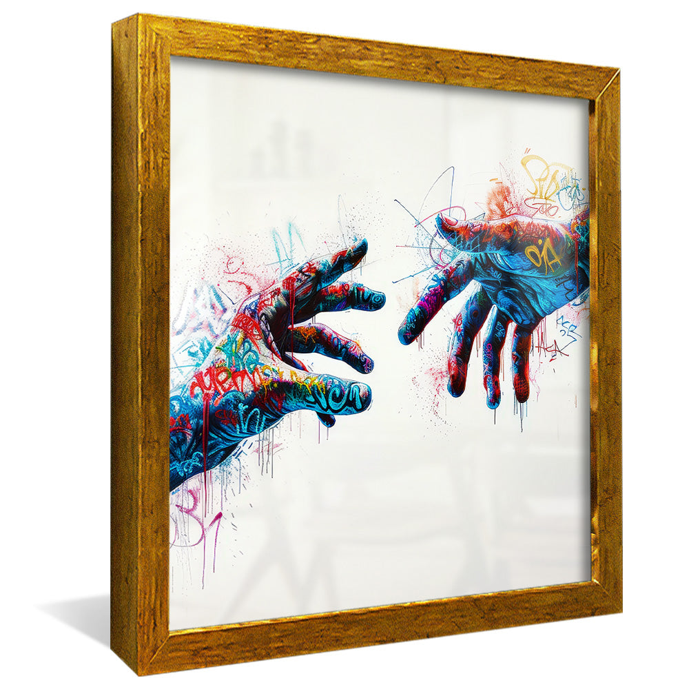 Holding Hands Pop V2213 Canvas