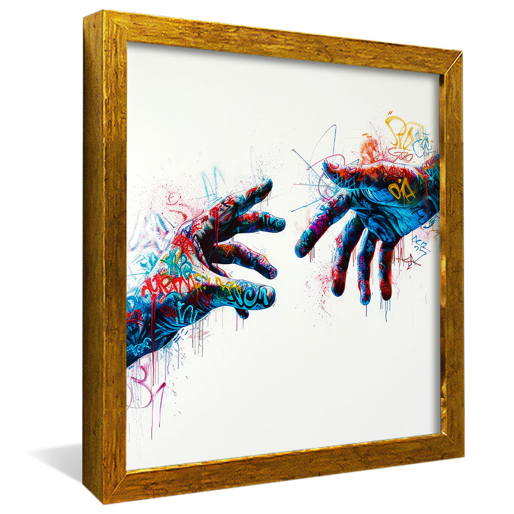 Holding Hands Pop V2213 Canvas