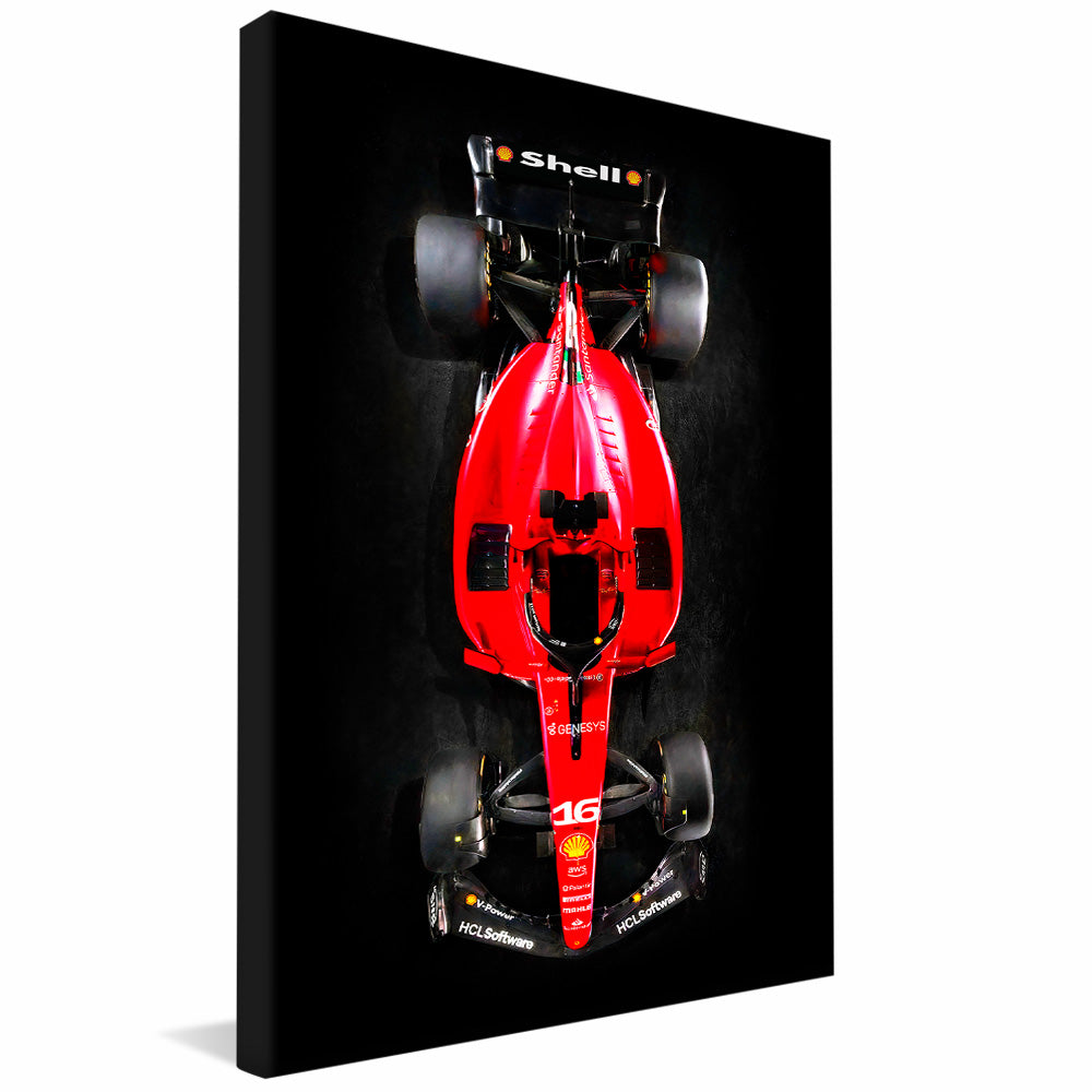 F1 Red Canvas