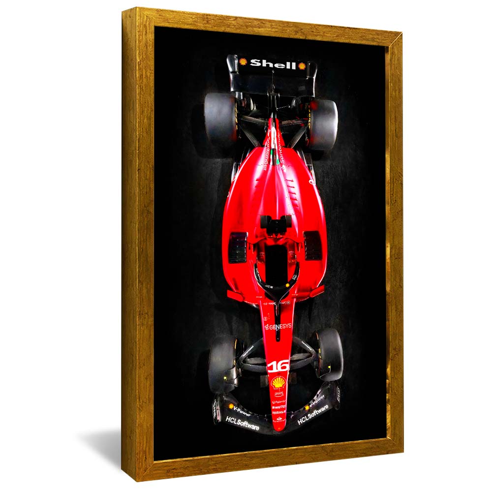 F1 Red Canvas