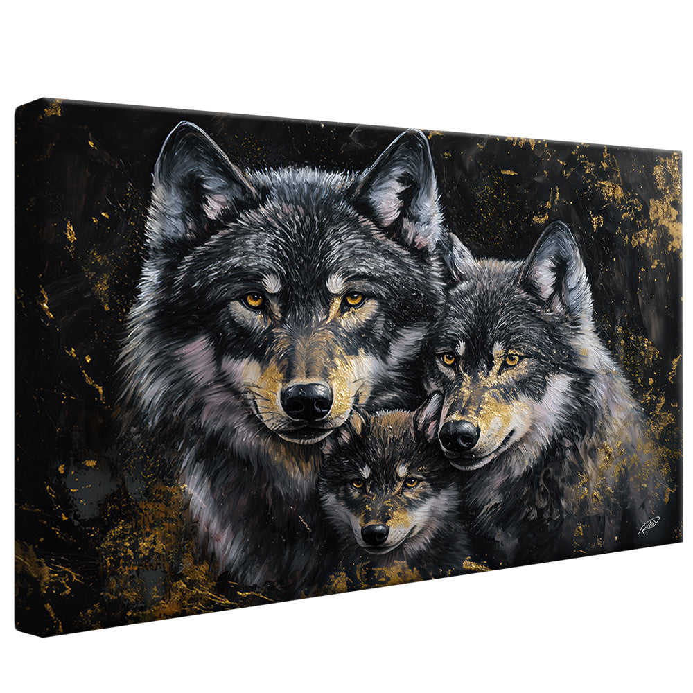 Wolf Family V2196 Canvas