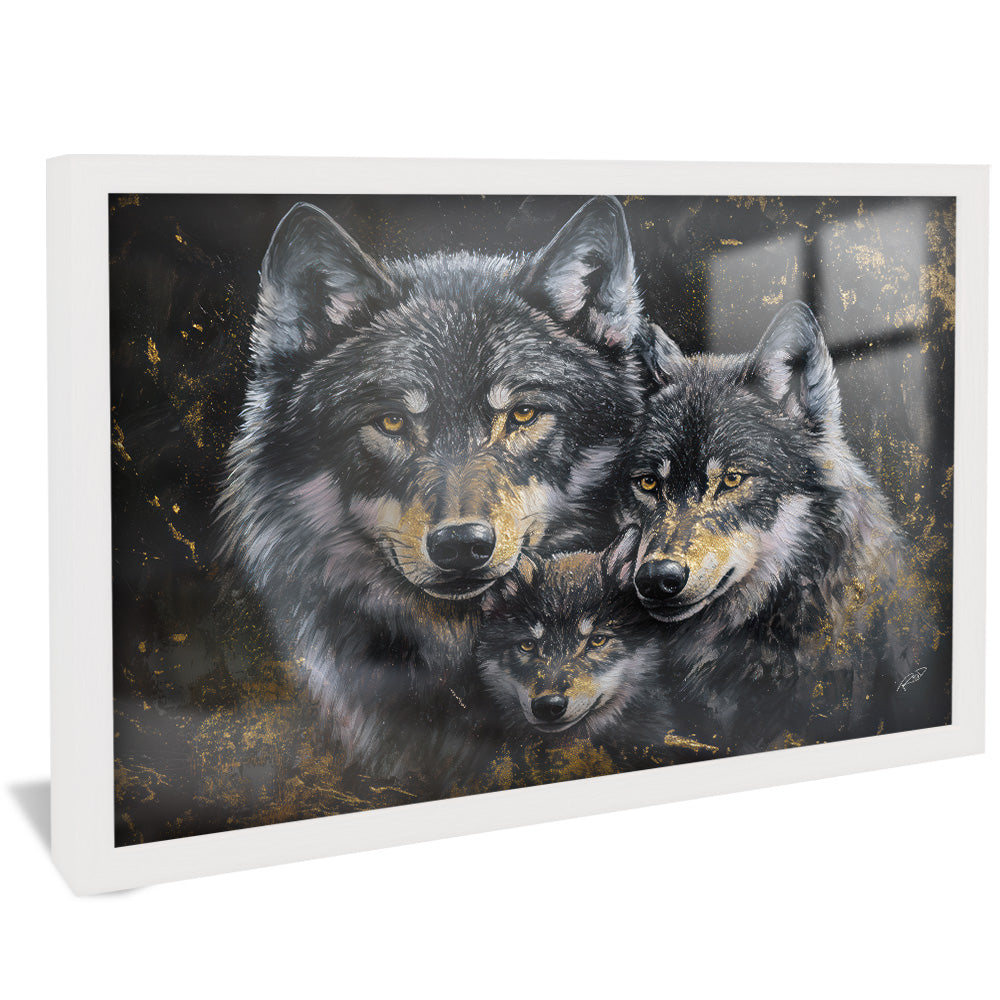 Wolf Family V2196 Canvas