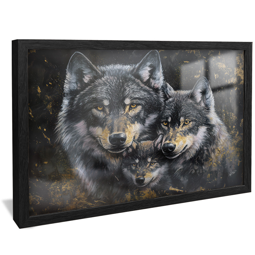 Wolf Family V2196 Canvas