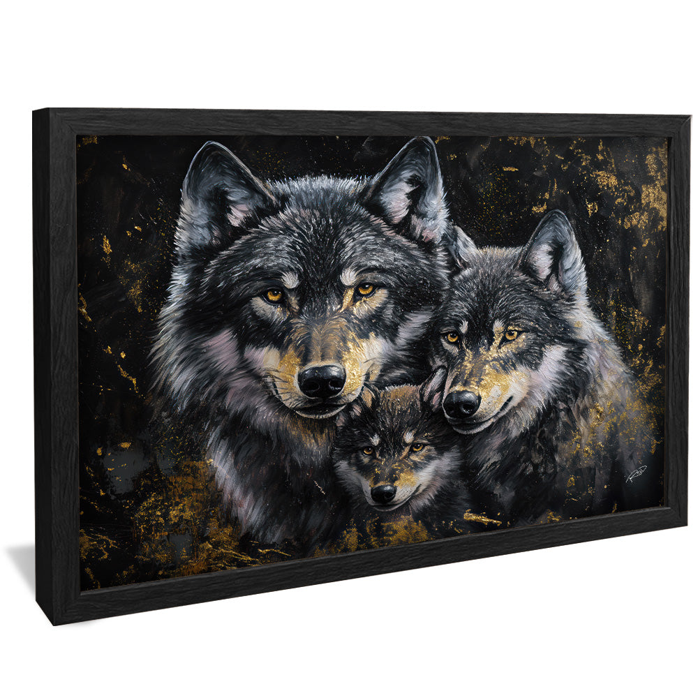 Wolf Family V2196 Canvas