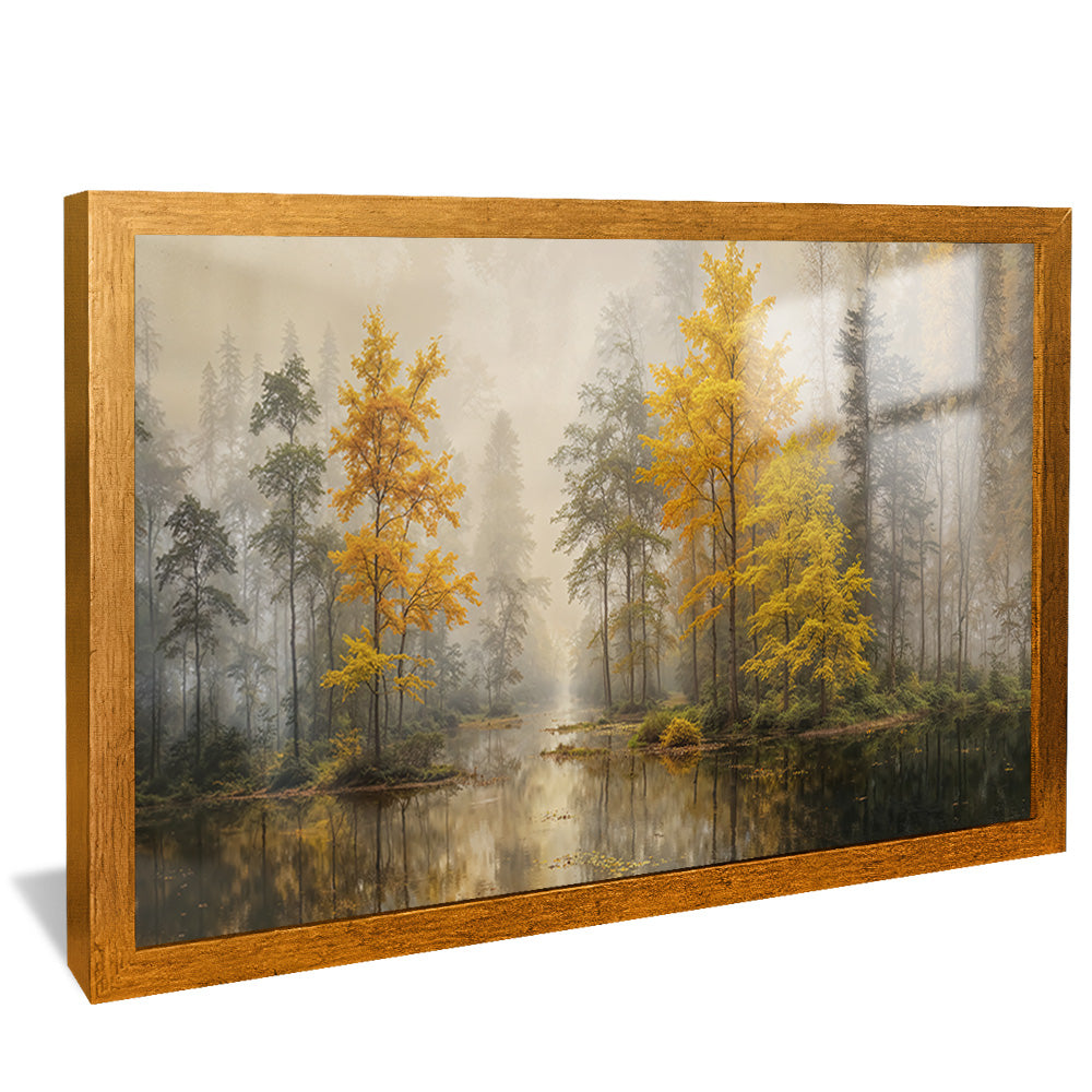 Forest and Lake V2409 Canvas
