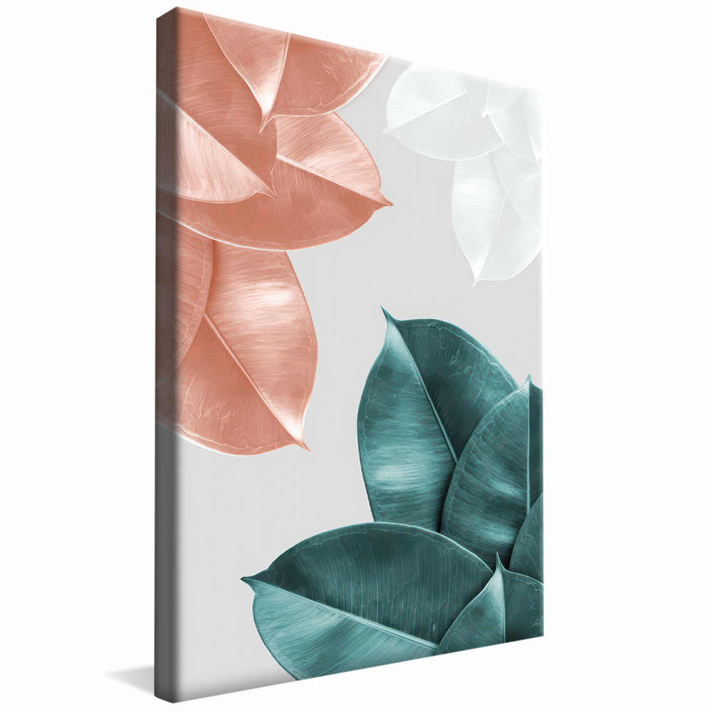 Leaves and Florals V2194 Canvas