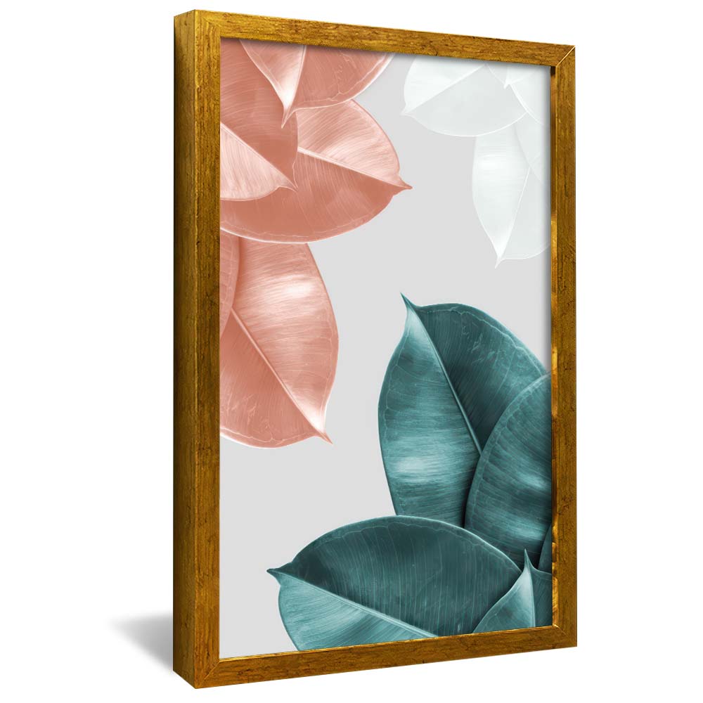 Leaves and Florals V2194 Canvas