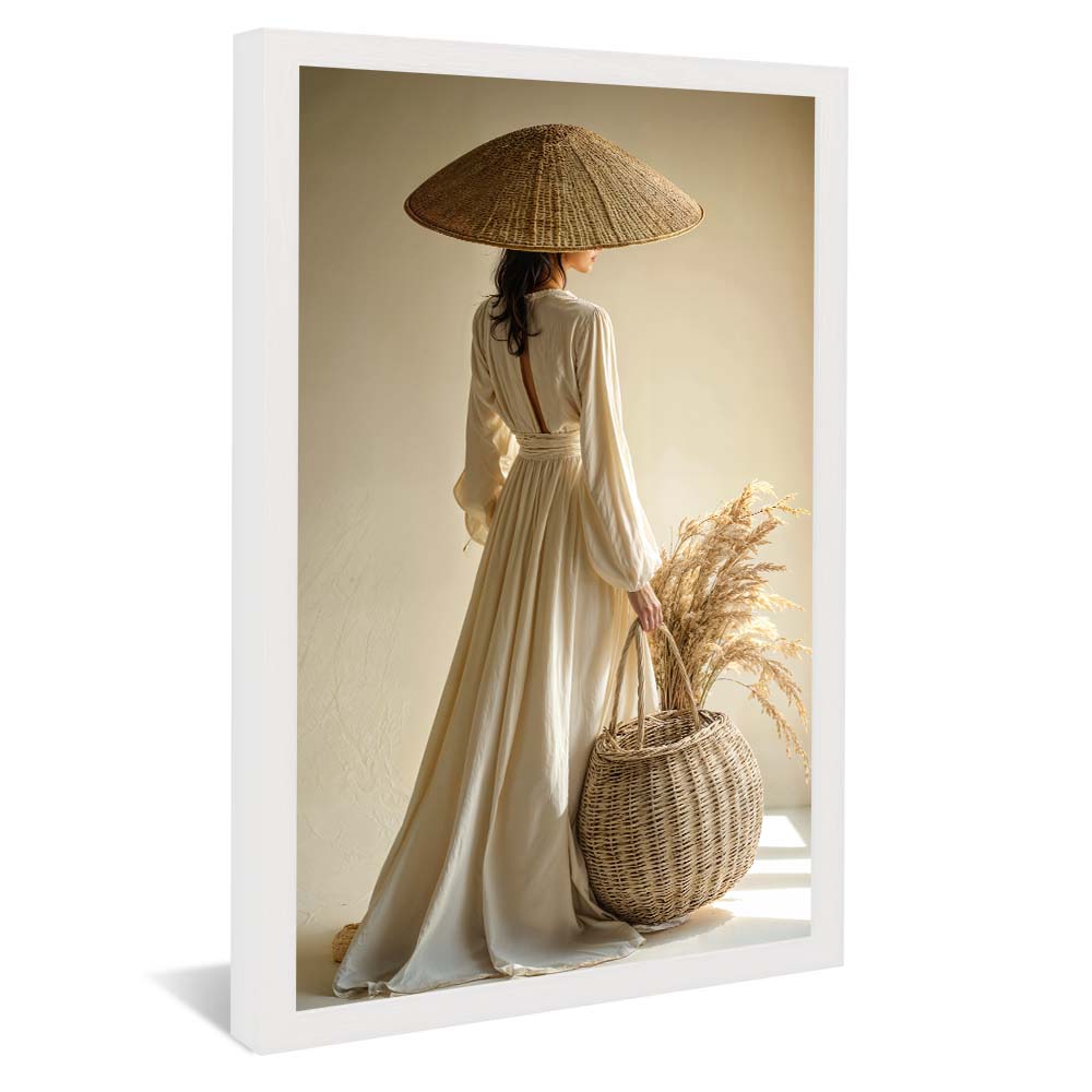 Geisha and Wheat V2244 Canvas