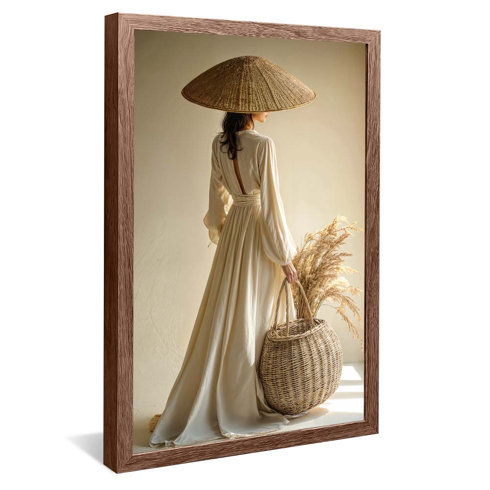 Geisha and Wheat V2244 Canvas