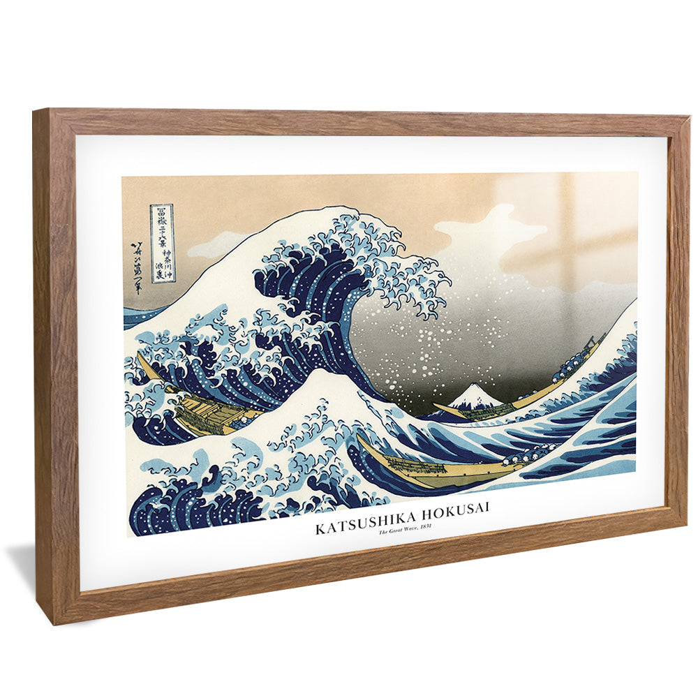 Hokusai Birds and Sunset V2376 Canvas