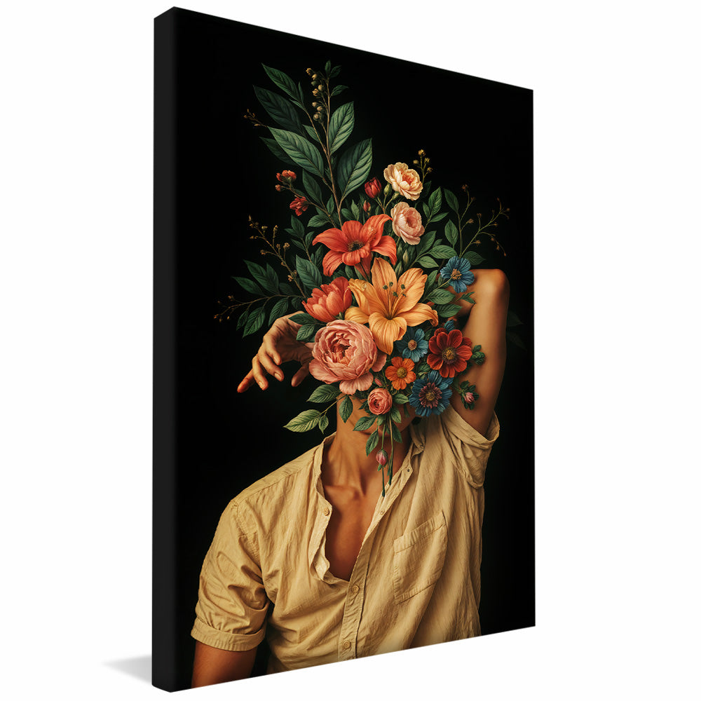 Roses Bloomed Every Time I Thought Of You V2283 Canvas