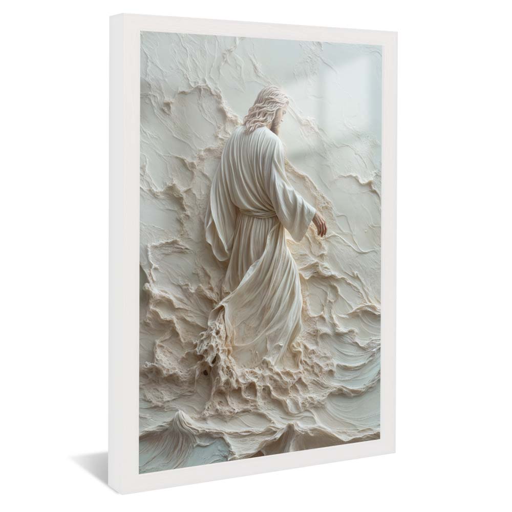 Jesus Walking on Water in Marble V2227 Canvas