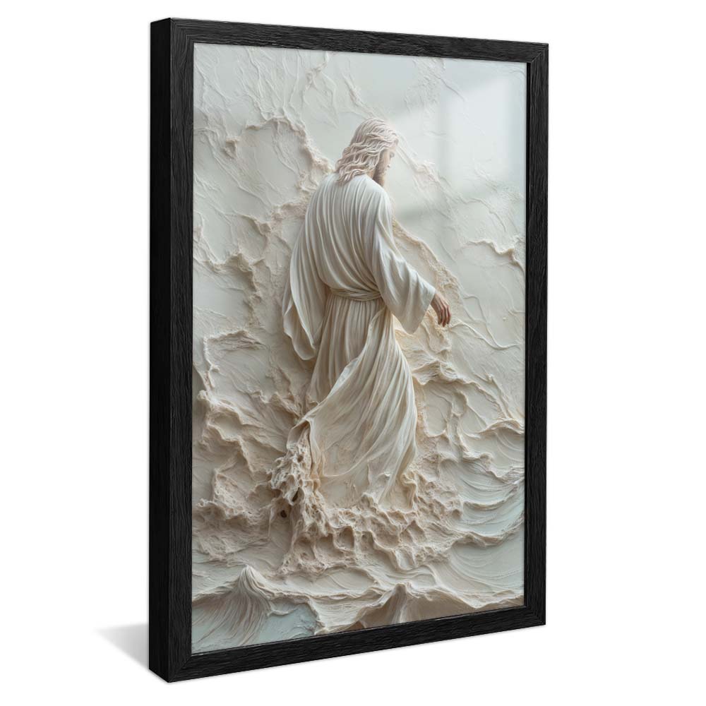 Jesus Walking on Water in Marble V2227 Canvas