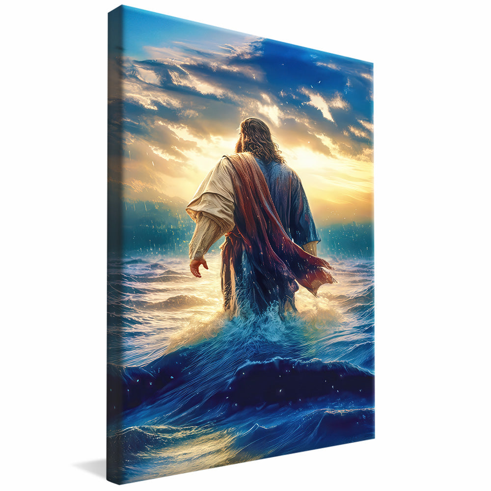 Jesus Walking on Water V2202 Canvas