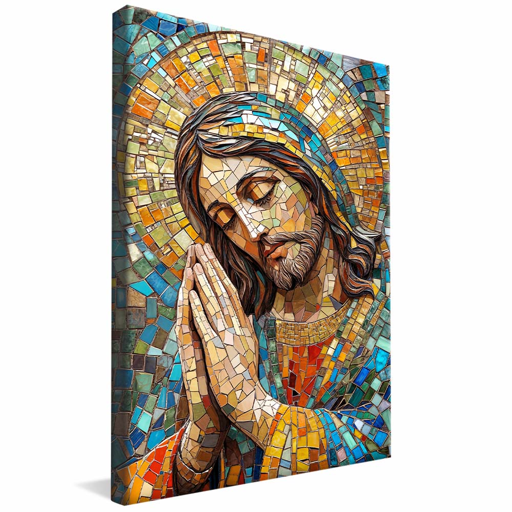 Jesus Christ in Stained Glass V2278 Canvas