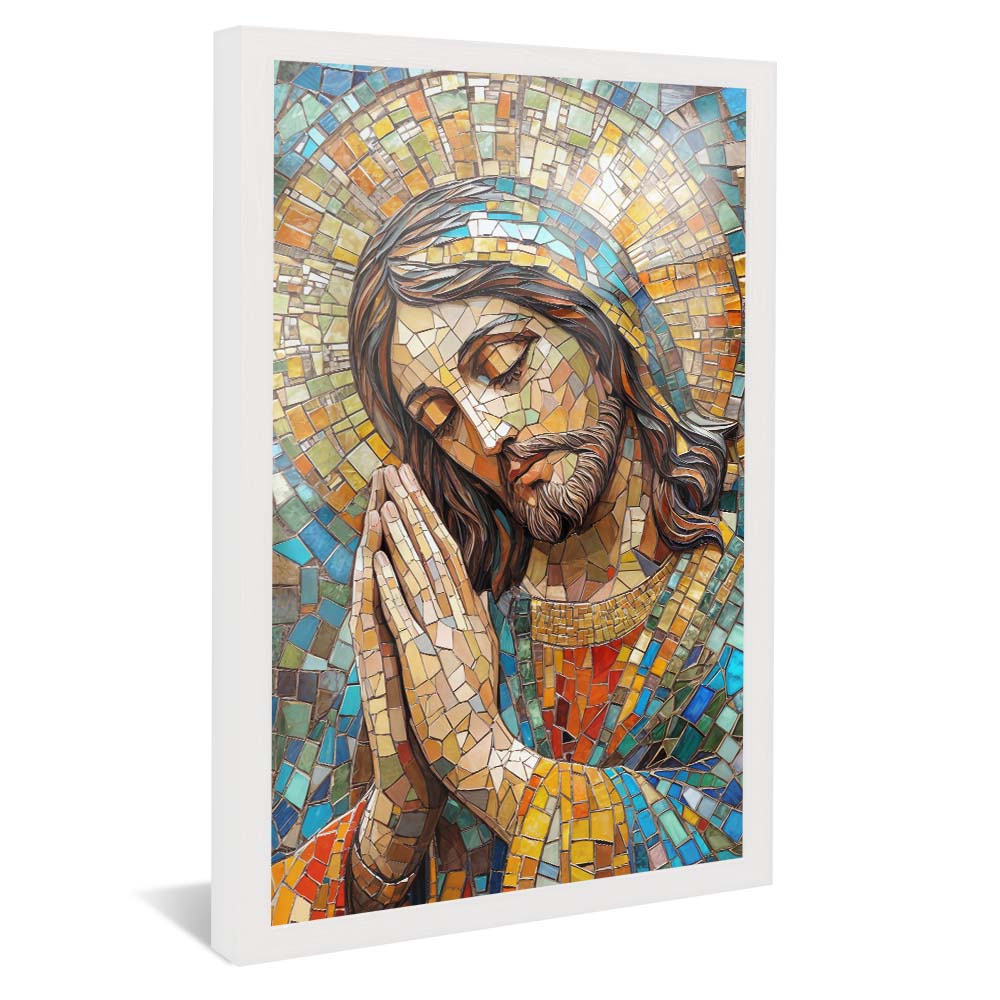 Jesus Christ in Stained Glass V2278 Canvas