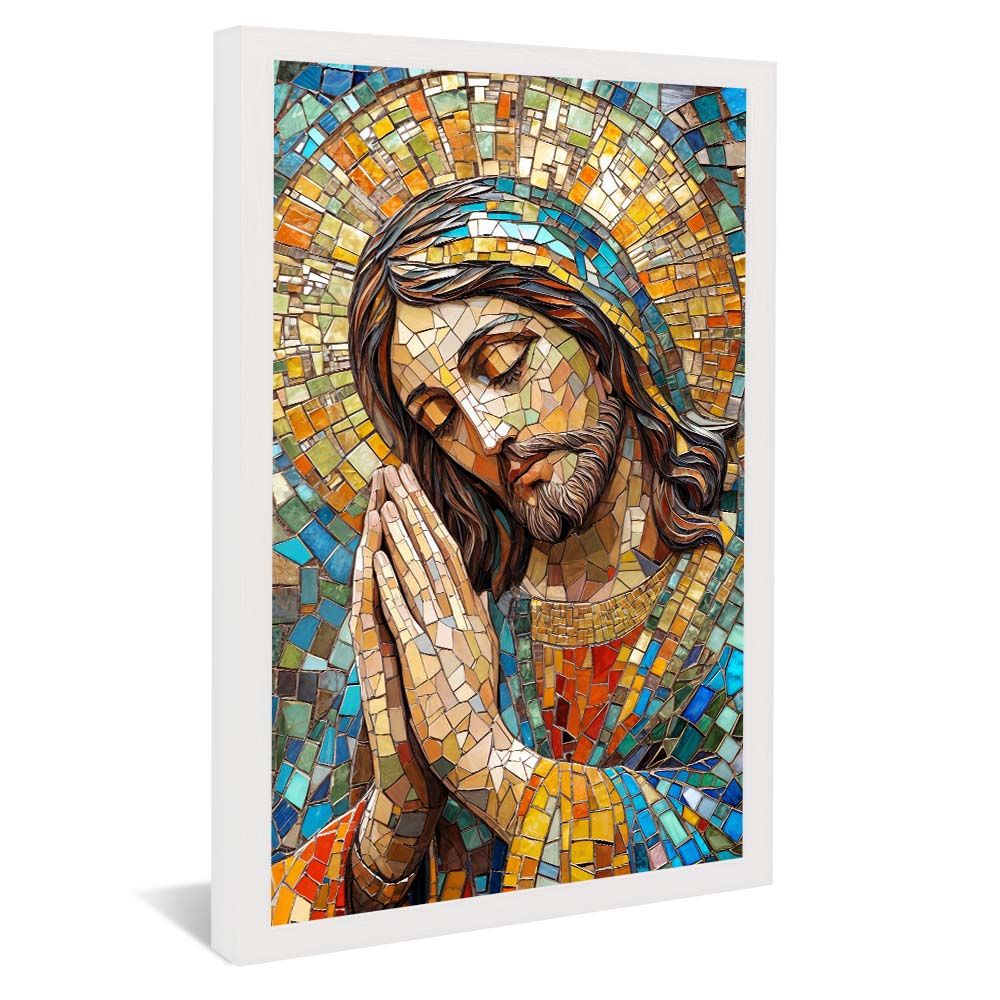 Jesus Christ in Stained Glass V2278 Canvas