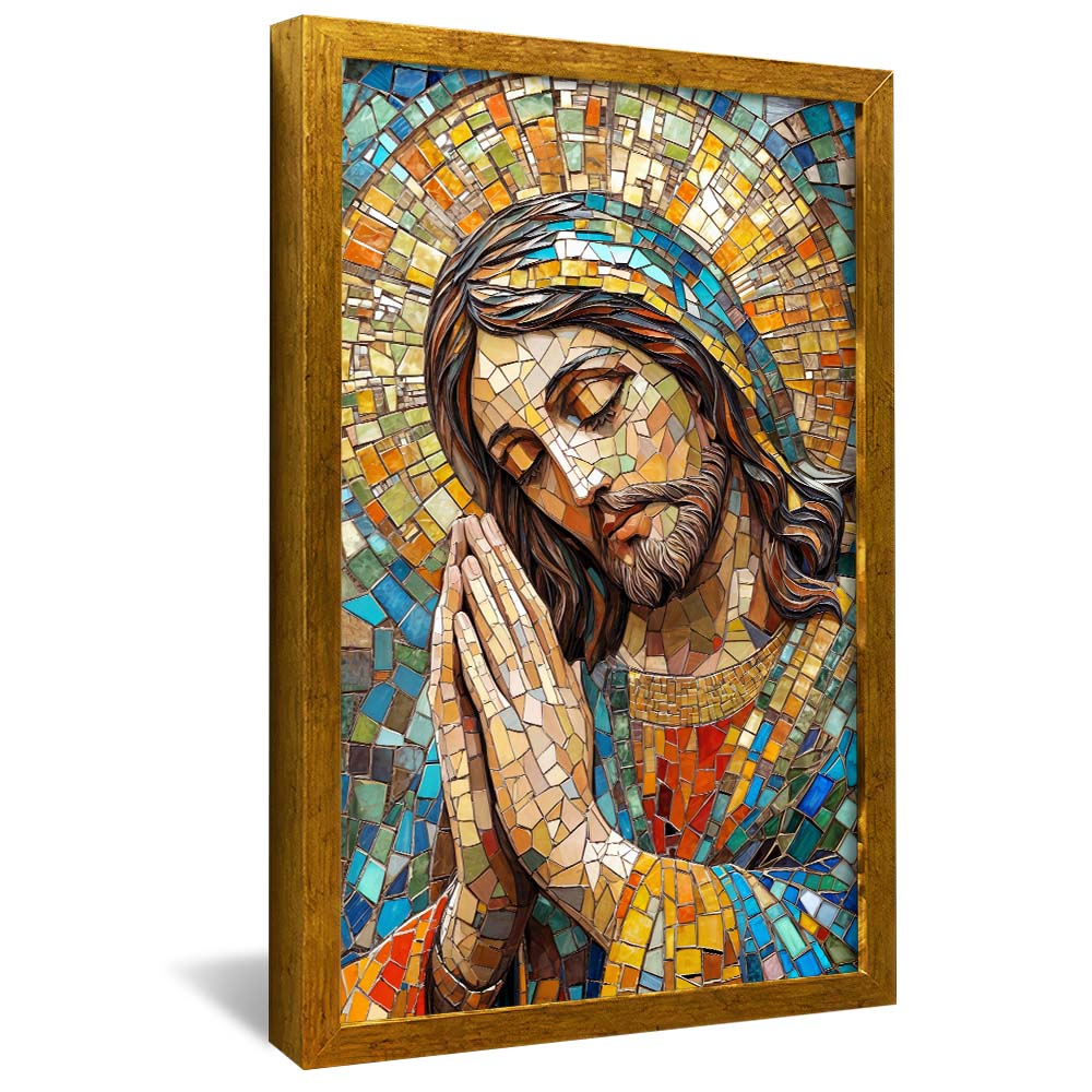 Jesus Christ in Stained Glass V2278 Canvas