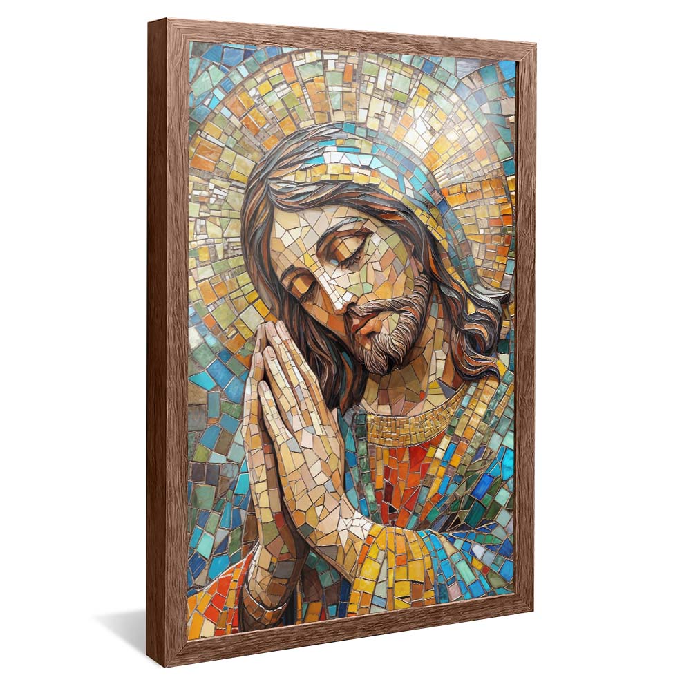 Jesus Christ in Stained Glass V2278 Canvas