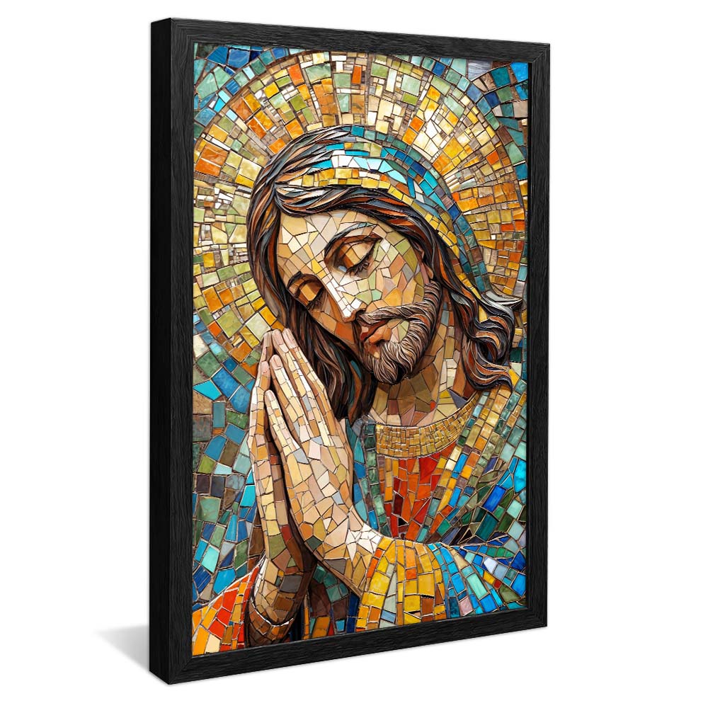 Jesus Christ in Stained Glass V2278 Canvas