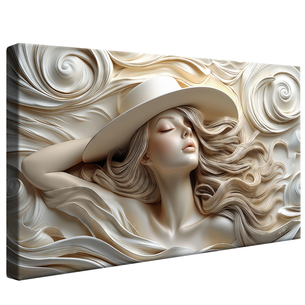 Decorative Canvas Woman 3D V2178