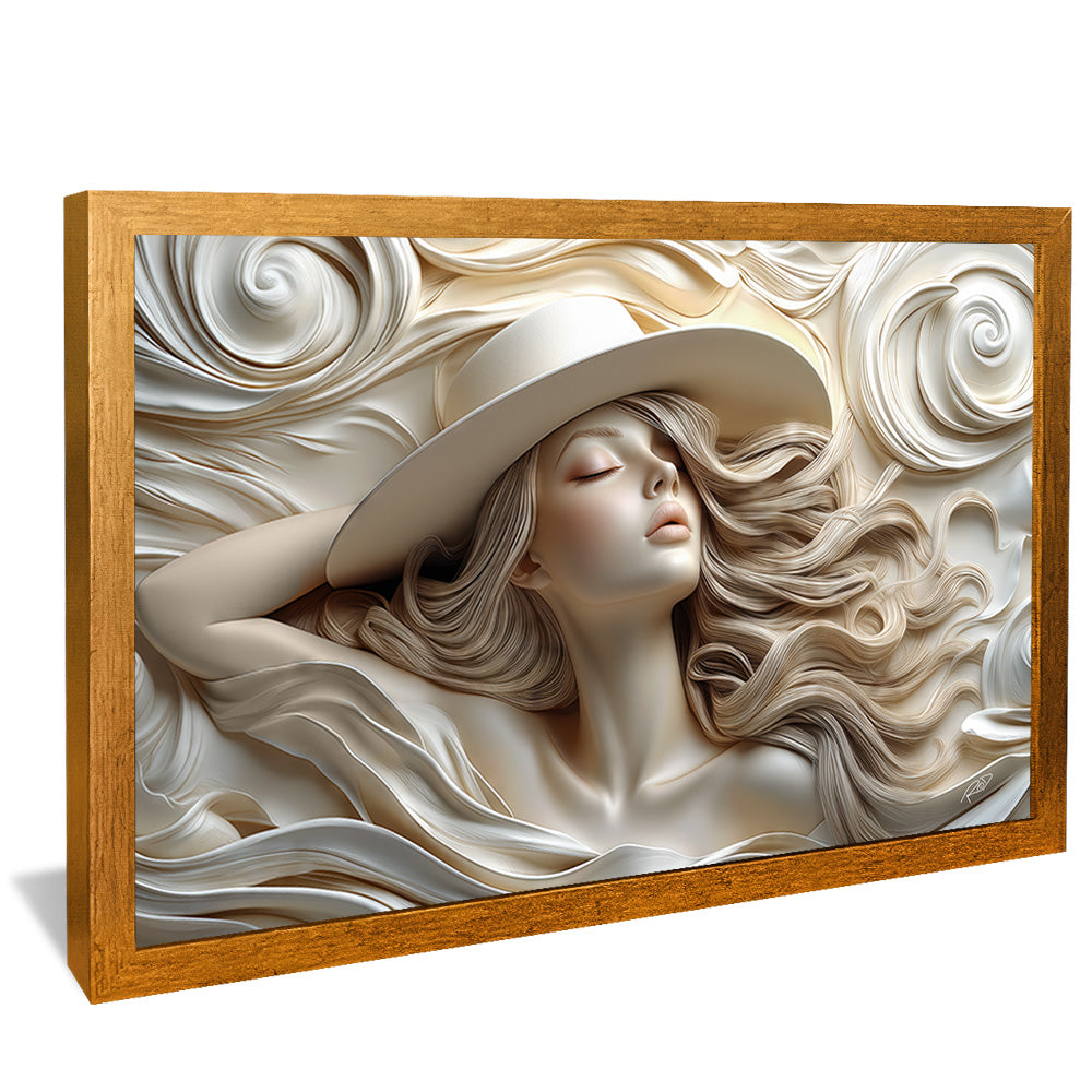 Decorative Canvas Woman 3D V2178