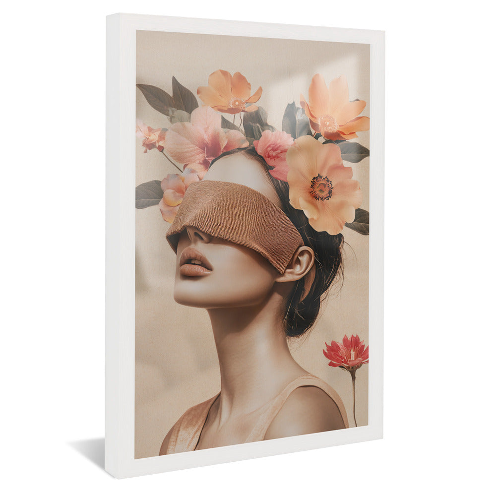 Woman and Flowers V2245 Canvas