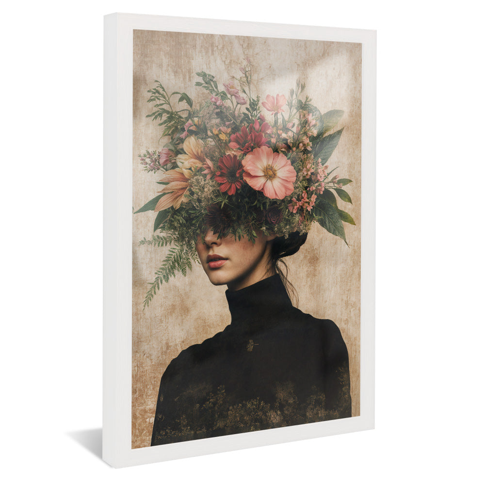 Floral Woman V3 V2339 Canvas