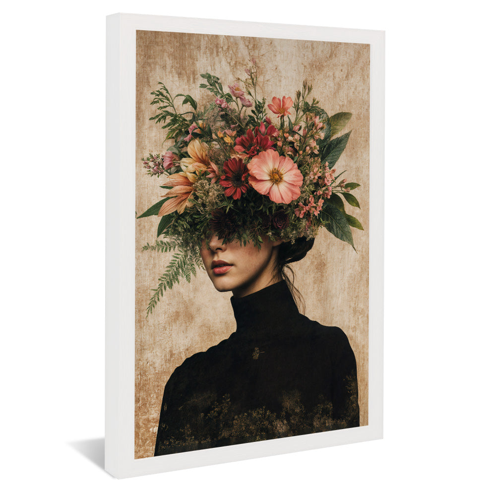 Floral Woman V3 V2339 Canvas