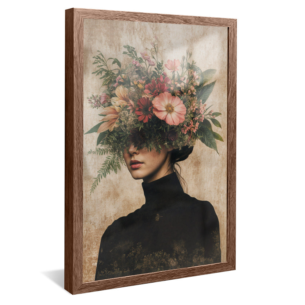 Floral Woman V3 V2339 Canvas